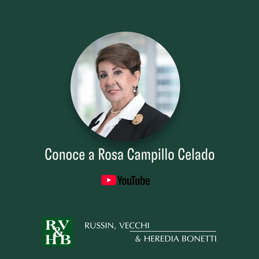 YouTube video- Conoce a Rosa Campillo Celado @ Russin Vecchi & Heredia Bonetti - RVHB, Santo Domingo, Dominican Republic