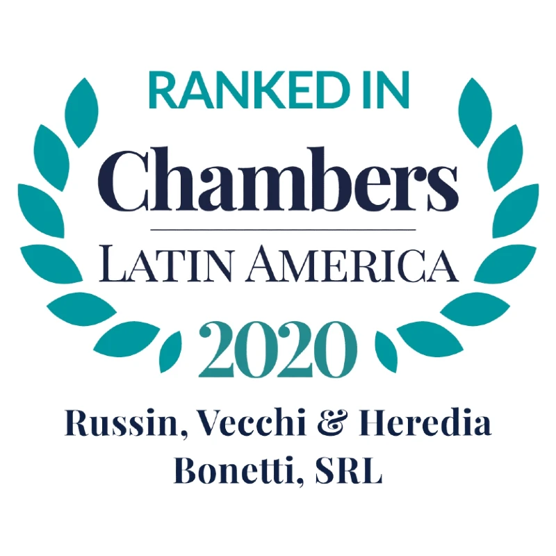 Chambers - Ranked in Latin America 2020, Russin, Vecchi, & Heredia Bonetti, RV&HB
