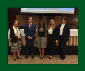 Rosa Campillo, Gianmarco Bonarelli, Laura Cruz, Mónika Fiallo y Angelina Angelov