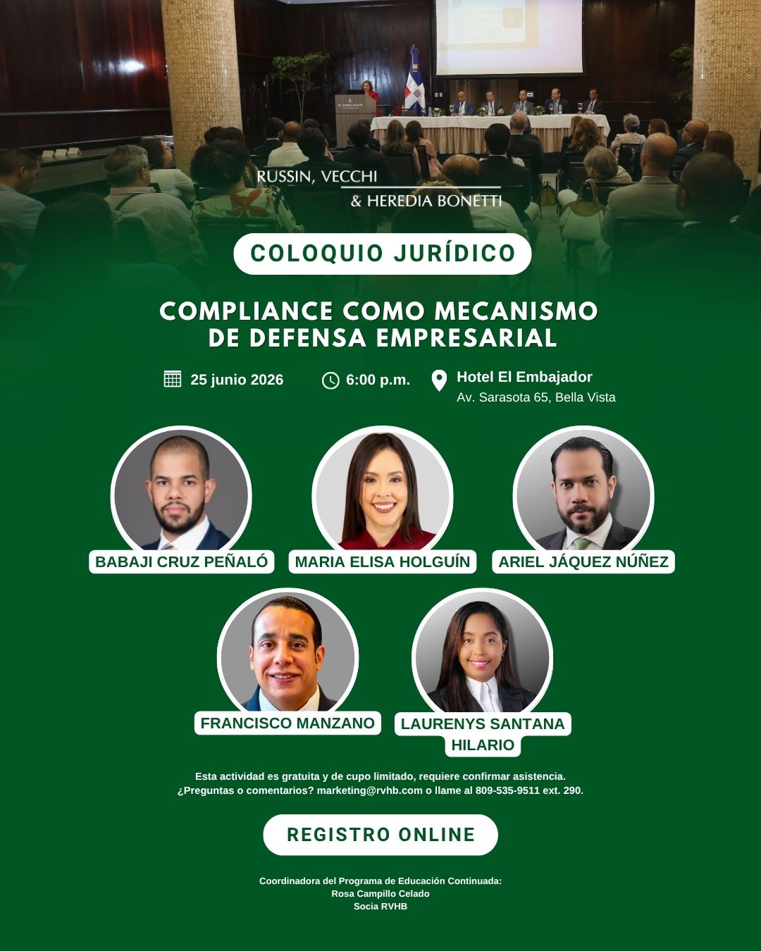 Coloquio Jurídico sobre Compliance como Mecanismo de Defensa Empresarial